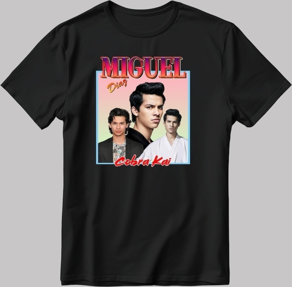 Famous Character Cobra Kai Miguel Figure Black Shirt